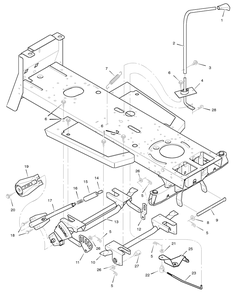 Part Location Diagram of 093162Z Murray Lever, Blade Control